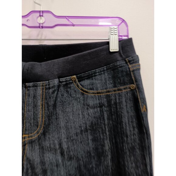 Boston Proper Womens Skinny Jeans Size 10 Dark Blue Denim Pull On Mid Rise - Picture 3 of 8